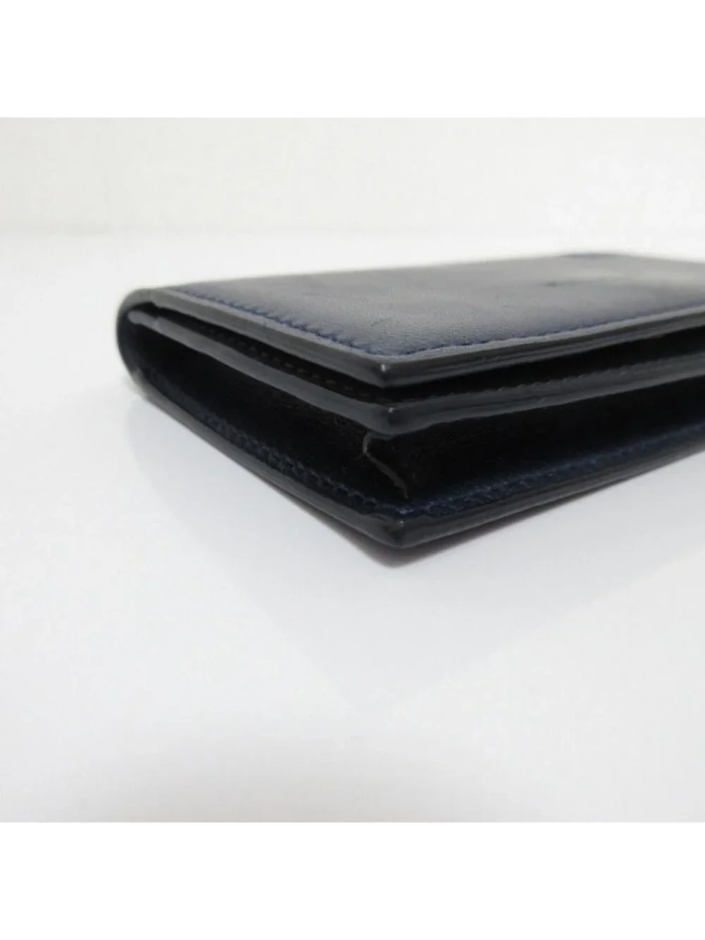 Loewe Anagram Calfskin Card Case Business Navy